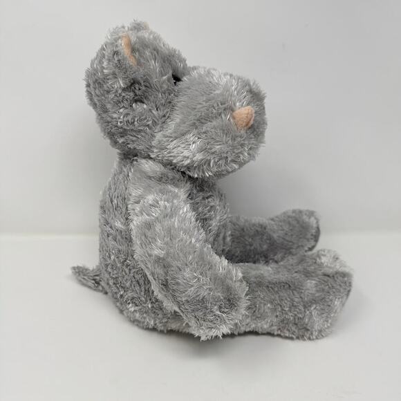 The Bear Factory 2001 Gray Hippo Furry Hippopotamus 15" Plush Stuffed Animal Toy - Picture 6 of 12